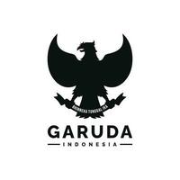 garuda indonesien logotyp design vektor