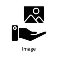 Bild Vektor solide Symbol Design Illustration. Digital Marketing Symbol auf Weiß Hintergrund eps 10 Datei