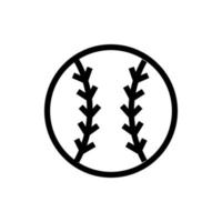 Sport Baseball Ball Liniensymbol vektor