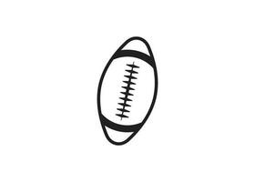 rugby boll ikon design vektor