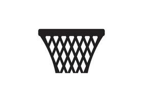 Basketball Netz Symbol Design vektor