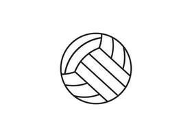 Volleyball Symbol Design Vektor