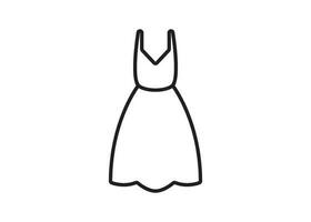 Kleid Symbol Design Vektor
