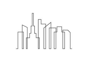 Wolkenkratzer Symbol Design Vektor