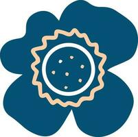 hell Blau Blumen Clip Art vektor