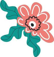 hell Rosa Blumen Clip Art vektor