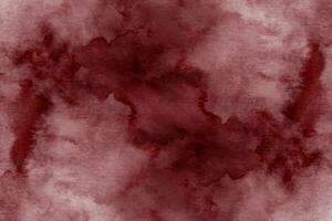 abstrakt Burgund Aquarell Hintergrund. Vektor Wasser Farbe Textur