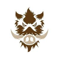 Warzenschwein Symbol Logo Design vektor