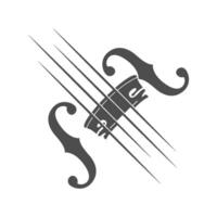 Violine Logo Symbol Design vektor