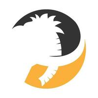 mammut logotyp ikon design vektor