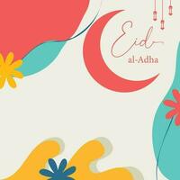 eid al adha 2023 Hintergrund Design vektor