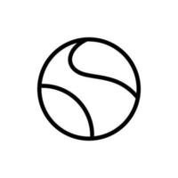 tennis boll ikon vektor design mallar enkel och modern