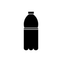 Plastik Flasche Symbol Vektor Design Vorlagen einfach und modern Konzept