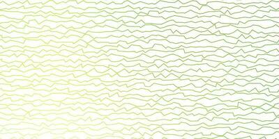 dunkelgrünes, gelbes Vektormuster mit schiefen Linien. vektor