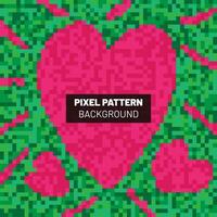 Pixel Muster Hintergrund Design vektor