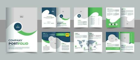 företag profil broschyr mall och årlig Rapportera presentation layout vektor