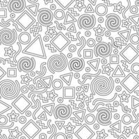 platt design svart och vit bw mönster design tapet bakgrund vektor