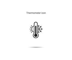 termometer ikon, vektor illustration