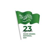 rike av saudi arabien nationell dag vektor