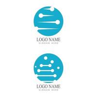 molekyl symbol logotyp mall vektor illustration design