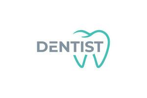 modern Dental Klinik Logo Vektor Design Vorlage