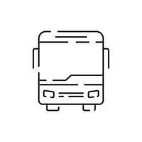 Öffentlichkeit Transport. Bus Linie Symbol Vektor. der Verkehr Symbol und Reise. vektor