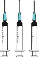 Injektion Kit Medizin Vektor