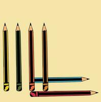 Bleistift-Icon-Set. Vektor-Illustration vektor