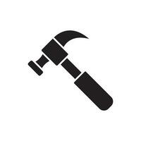 Hammer Symbol Vektor Design Vorlagen einfach und modern