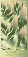modisch Grün Olive Vektor abstrakt geometrisch gebogen Linien Hintergrund. Farbe Gradient Banner Vorlage. eps10 Vektor
