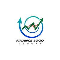 finanziell Logo Konzept. wirtschaftlich Logo Konzept vektor