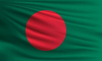 Vektor Flagge von Bangladesch
