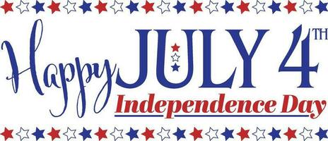 glücklich 4 .. von Juli - - Unabhängigkeit Tag vektor
