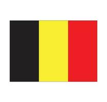 Belgien Flaggenvektorillustration vektor