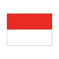 indonesien flagge vektor