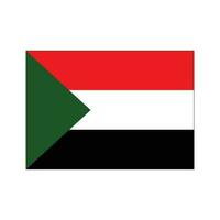 sudan flagg vektor