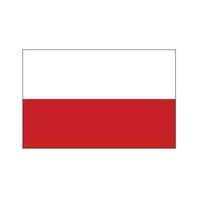 Polen Flagge kostenlos Vektor