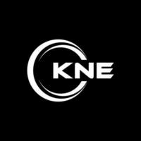 Knie Brief Logo Design im Illustration. Vektor Logo, Kalligraphie Designs zum Logo, Poster, Einladung, usw.