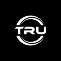 tru brev logotyp design i illustration. vektor logotyp, kalligrafi mönster för logotyp, affisch, inbjudan, etc.