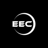 EWG-Brief-Logo-Design in Abbildung. Vektorlogo, Kalligrafie-Designs für Logo, Poster, Einladung usw. vektor