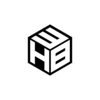 hbw-Buchstaben-Logo-Design in Abbildung. Vektorlogo, Kalligrafie-Designs für Logo, Poster, Einladung usw. vektor