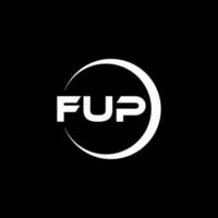 fup Brief Logo Design im Illustration. Vektor Logo, Kalligraphie Designs zum Logo, Poster, Einladung, usw.