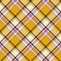 tartan schottland nahtloser karierter mustervektor. Retro-Hintergrundstoff. Vintage Check Farbe quadratische geometrische Textur. vektor