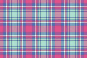 Hintergrund Muster Plaid von nahtlos Tartan Textil- mit ein Vektor prüfen Stoff Textur.