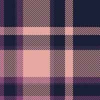 Hintergrund nahtlos Plaid von Muster Textur Textil- mit ein Tartan Vektor Stoff überprüfen.