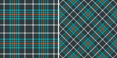 mönster textur pläd av vektor textil- tyg med en sömlös bakgrund kolla upp tartan.