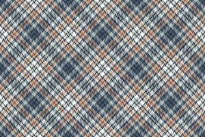 Hintergrund prüfen nahtlos von Stoff Muster Tartan mit ein Plaid Textur Textil- Vektor. vektor