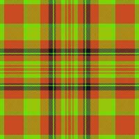 Vektor Muster Tartan von Textil- Textur nahtlos mit ein Hintergrund Stoff prüfen Plaid.