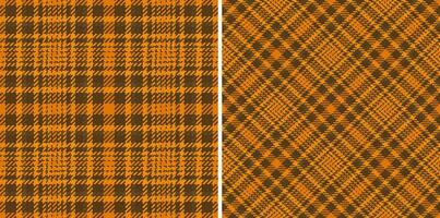 Stoff nahtlos Muster von Hintergrund Textur Plaid mit ein Textil- Tartan prüfen Vektor. vektor