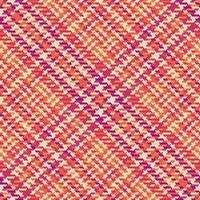 Hintergrund Vektor nahtlos von prüfen Textur Stoff mit ein Tartan Textil- Plaid Muster.